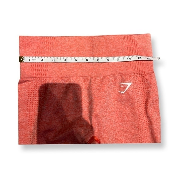 GYM-SHARK seamless leggings orange tangerine size XS check length for sizing - Picture 6 of 9